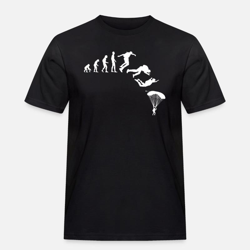 Parachute Evolution Glide Parachutisme - T-shirt Workwear homme - noir