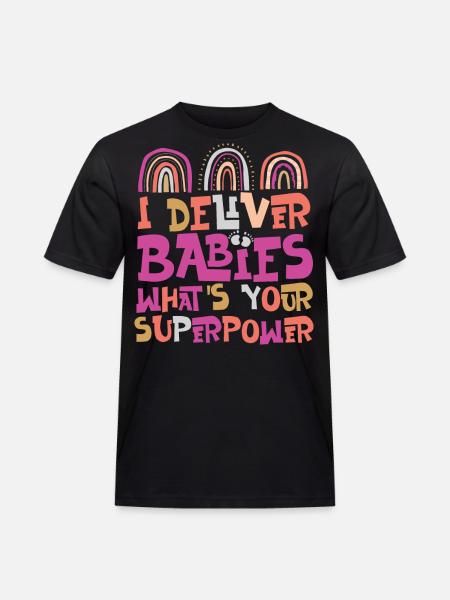LD Labour And Delivery Nurse - Men's Workwear T-Shirt - black