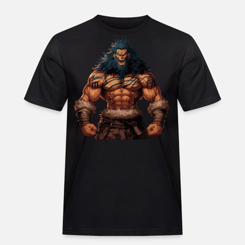 Berserker - Männer Workwear T-Shirt - Schwarz