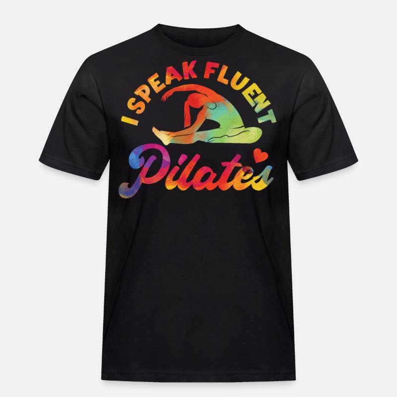 Pilates Instructor Teacher - Männer Workwear T-Shirt - Schwarz