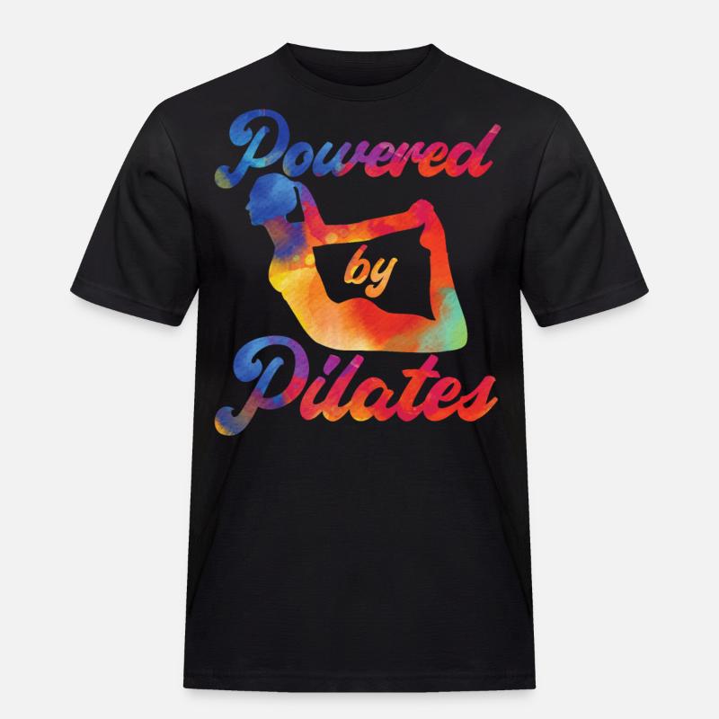 Pilates Instructor Teacher - Männer Workwear T-Shirt - Schwarz