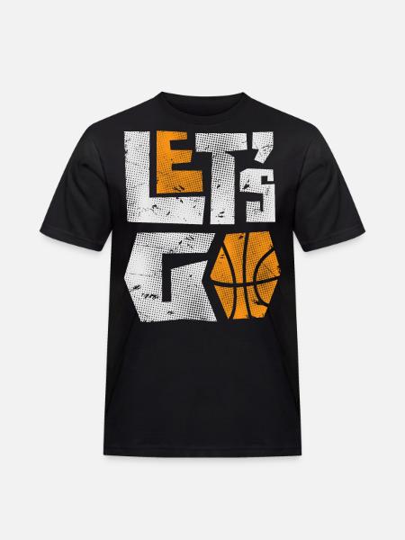 Basketball - Männer Workwear T-Shirt - Schwarz