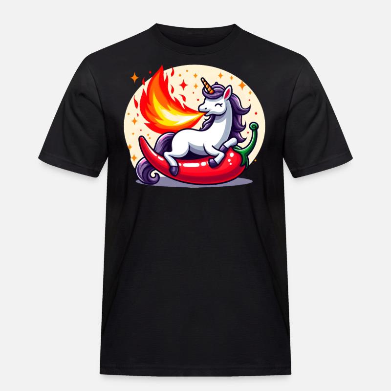Unicorn Sharpness - Men's Workwear T-Shirt - black