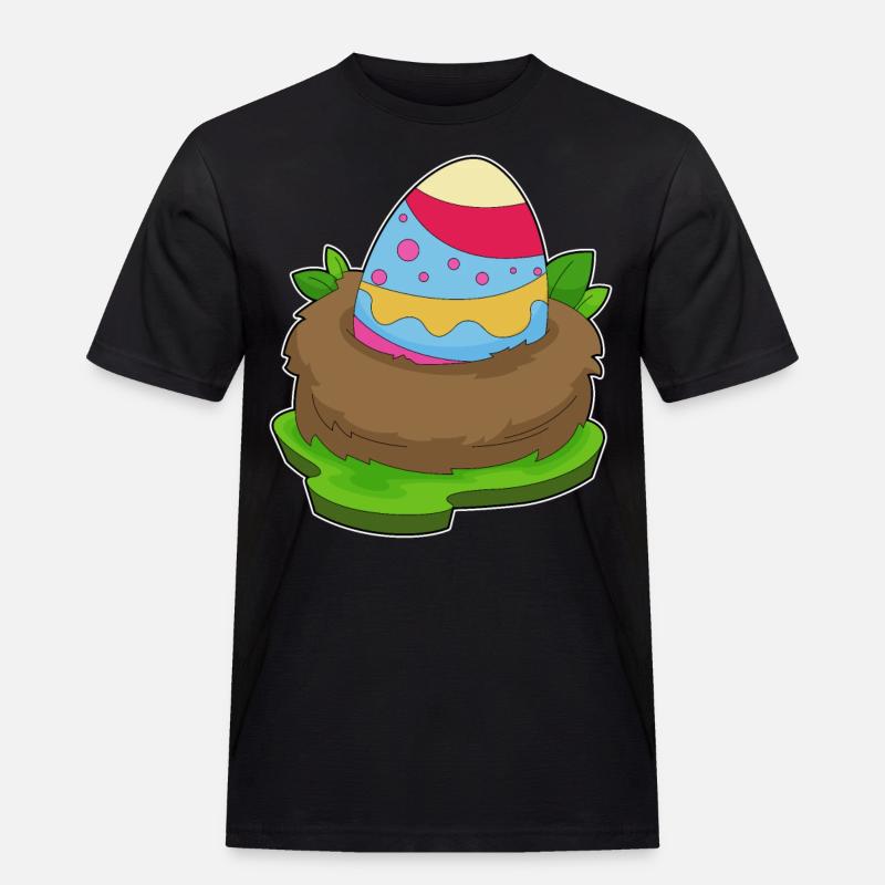 Easter Easter Egg Nest - Men's Workwear T-Shirt - black