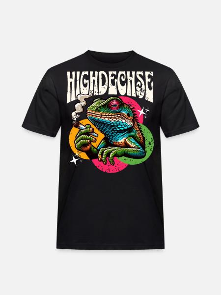 High Lizard Lizard Reptiles - Men's Workwear T-Shirt - black