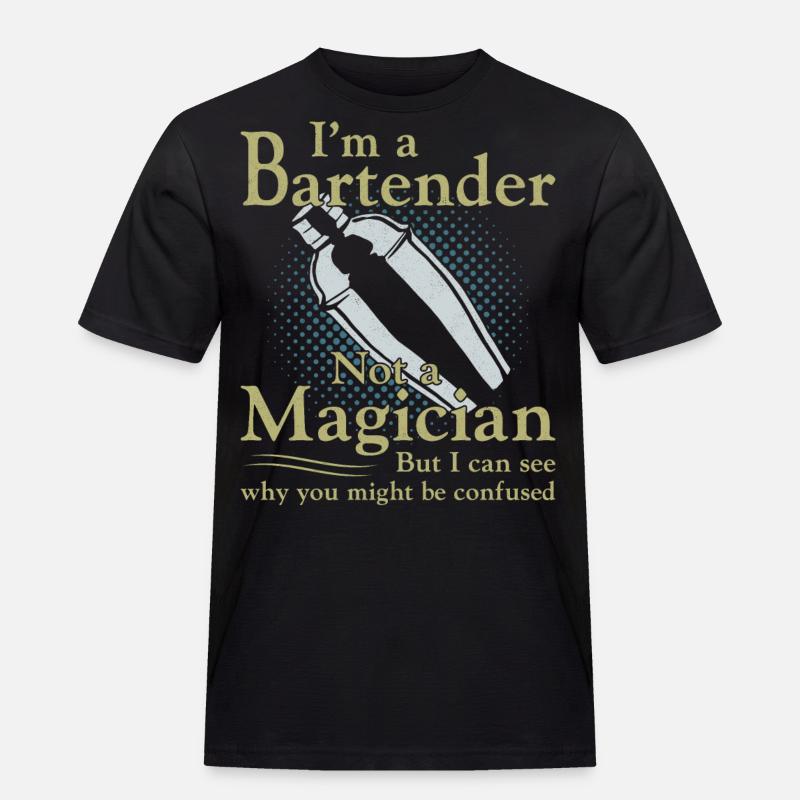 Bartender Mixologist I'm A - Männer Workwear T-Shirt - Schwarz