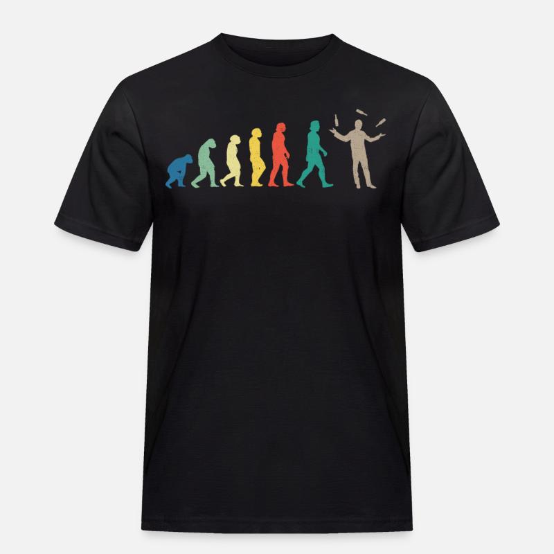 Bartender Mixologist Evolution - Men's Workwear T-Shirt - black