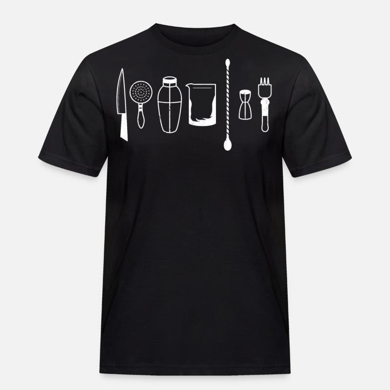Bartender Mixologist Bartending - Men's Workwear T-Shirt - black
