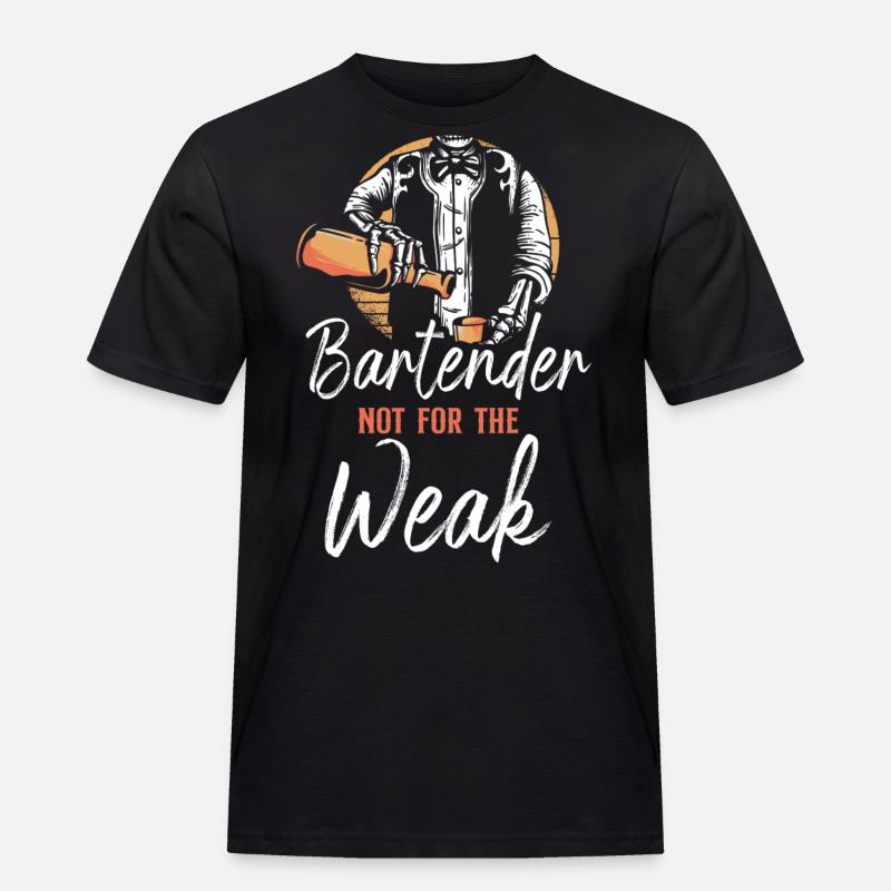 Bartender Mixologist Bartender Not - Männer Workwear T-Shirt - Schwarz