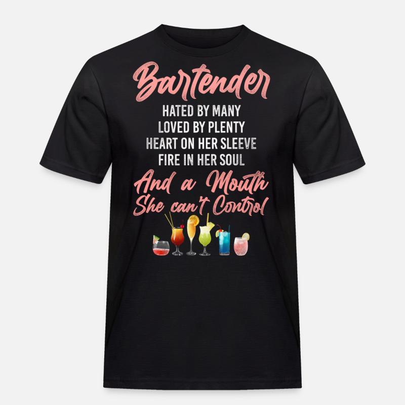 Bartender Mixologist Bartender - Men's Workwear T-Shirt - black