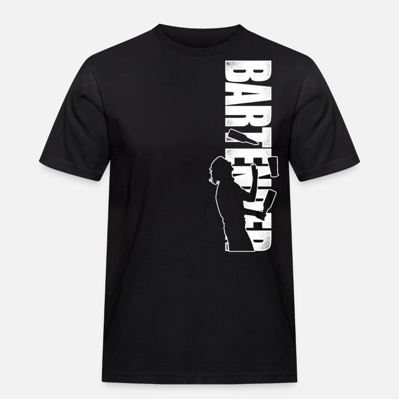 Bartender Mixologist Bartender - Männer Workwear T-Shirt - Schwarz