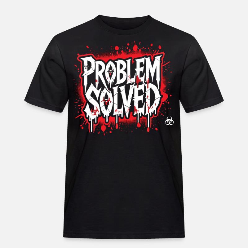 Shocking Solution - Problem Solved - Men's Workwear T-Shirt - black