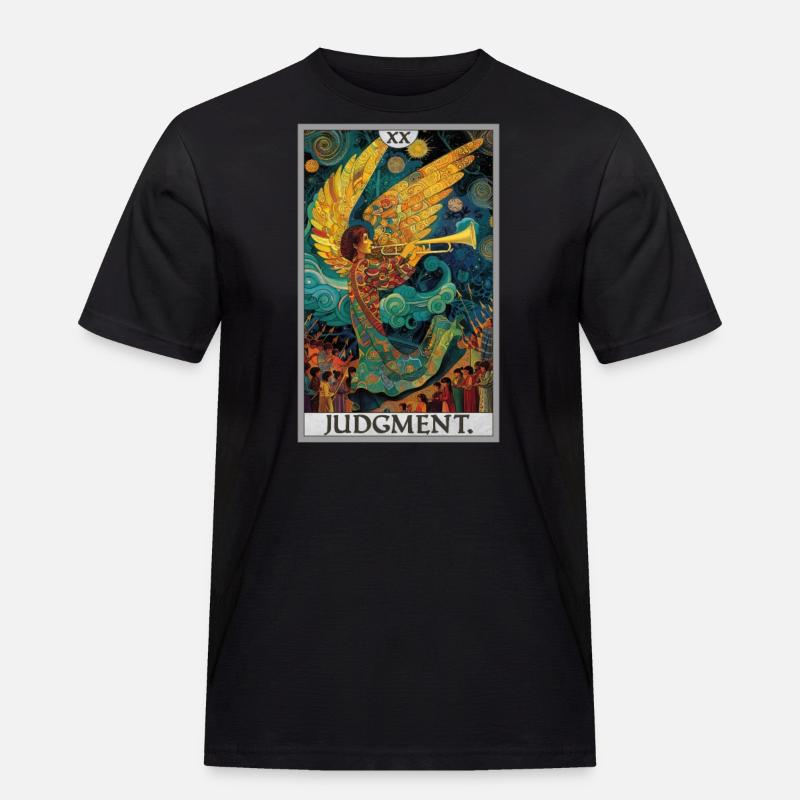 Tarotkarten Tarotkarte 20 Judgment Gericht - Männer Workwear T-Shirt - Schwarz