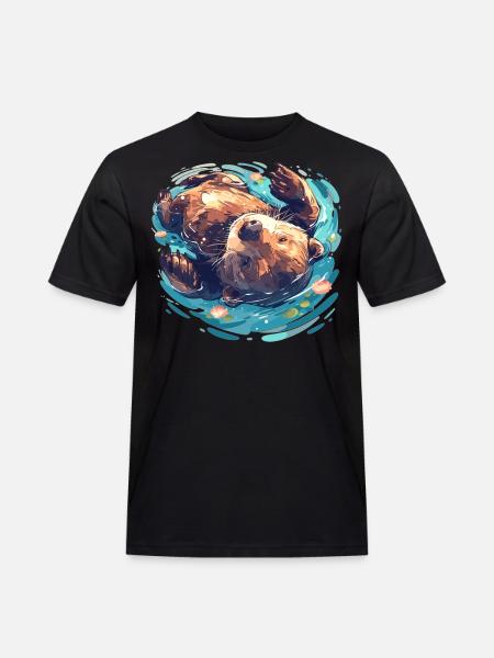 Beaver Biber - T-shirt Workwear homme - noir