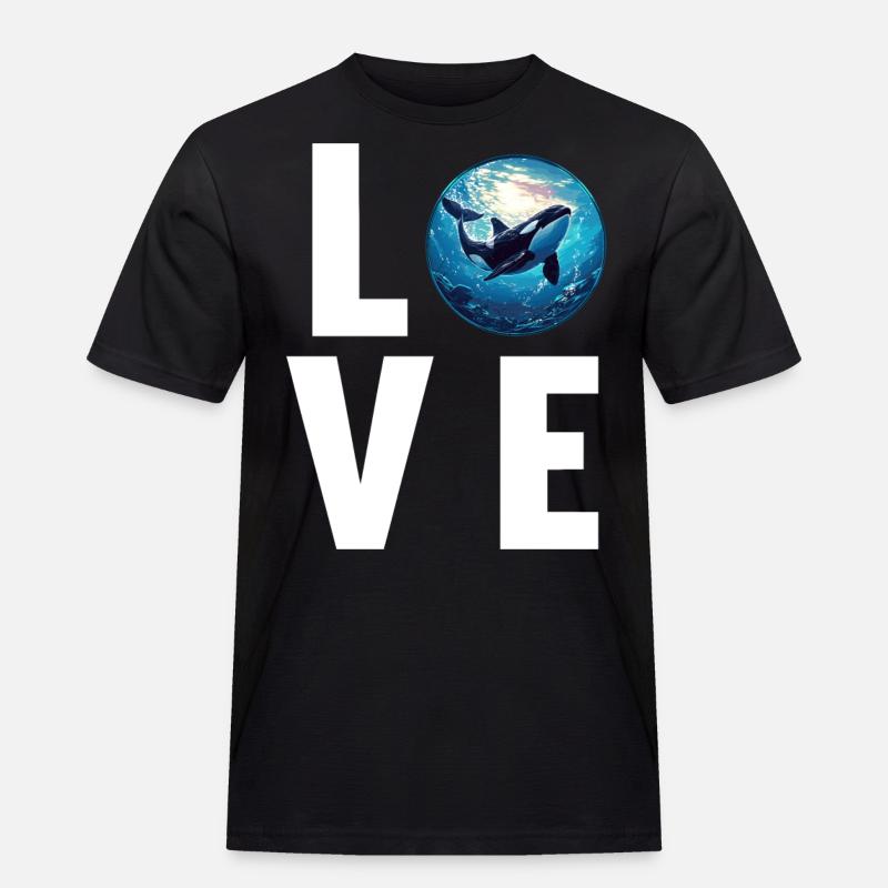 Orcas Orca - Men's Workwear T-Shirt - black