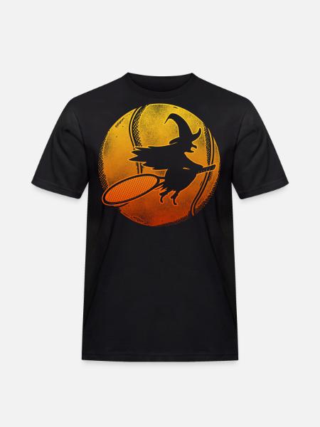 Funny Tennis Player Racket - Men's Workwear T-Shirt - black
