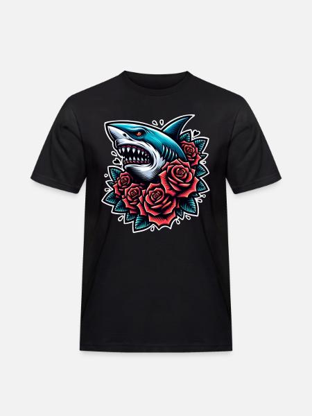 Requin - T-shirt Workwear homme - noir