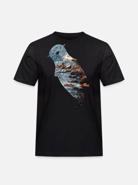 Otter River - Men's Workwear T-Shirt - black