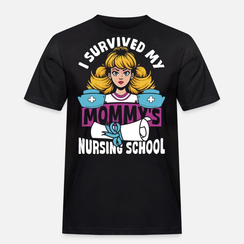 Abschluss Krankenschwester Krankenpflege Mutter - Männer Workwear T-Shirt - Schwarz