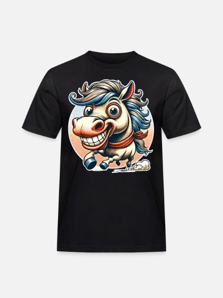 Horse - Men's Workwear T-Shirt - black