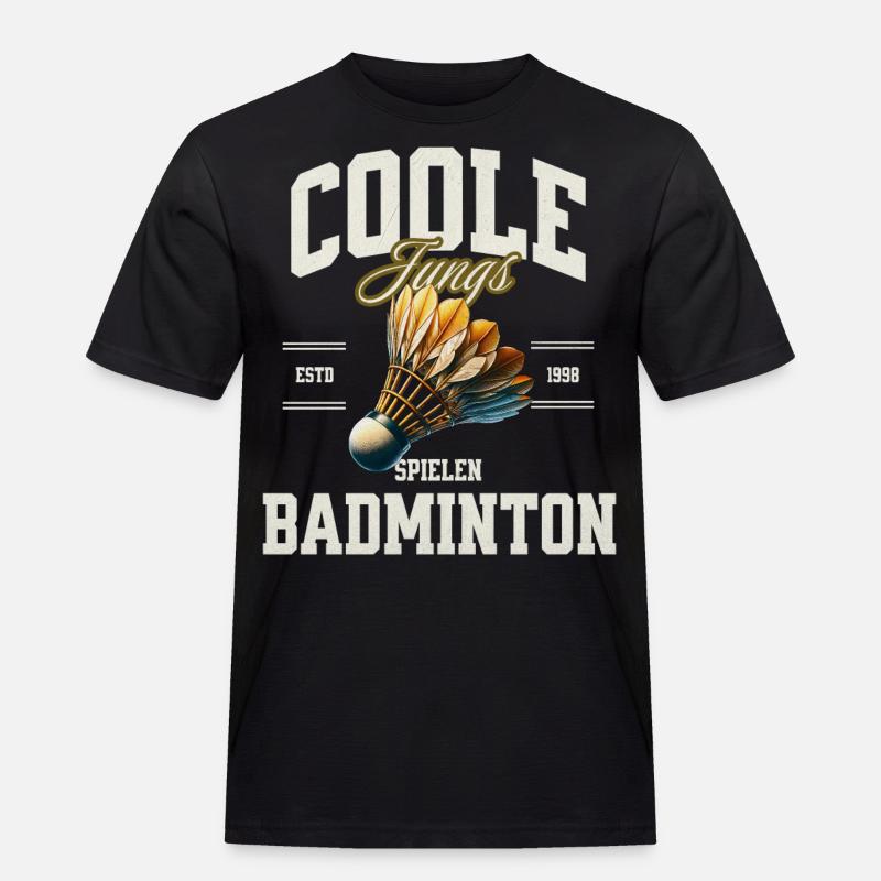 Badminton - Männer Workwear T-Shirt - Schwarz