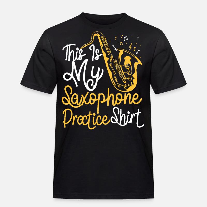 Saxophone C’est mon saxophone - T-shirt Workwear homme - noir
