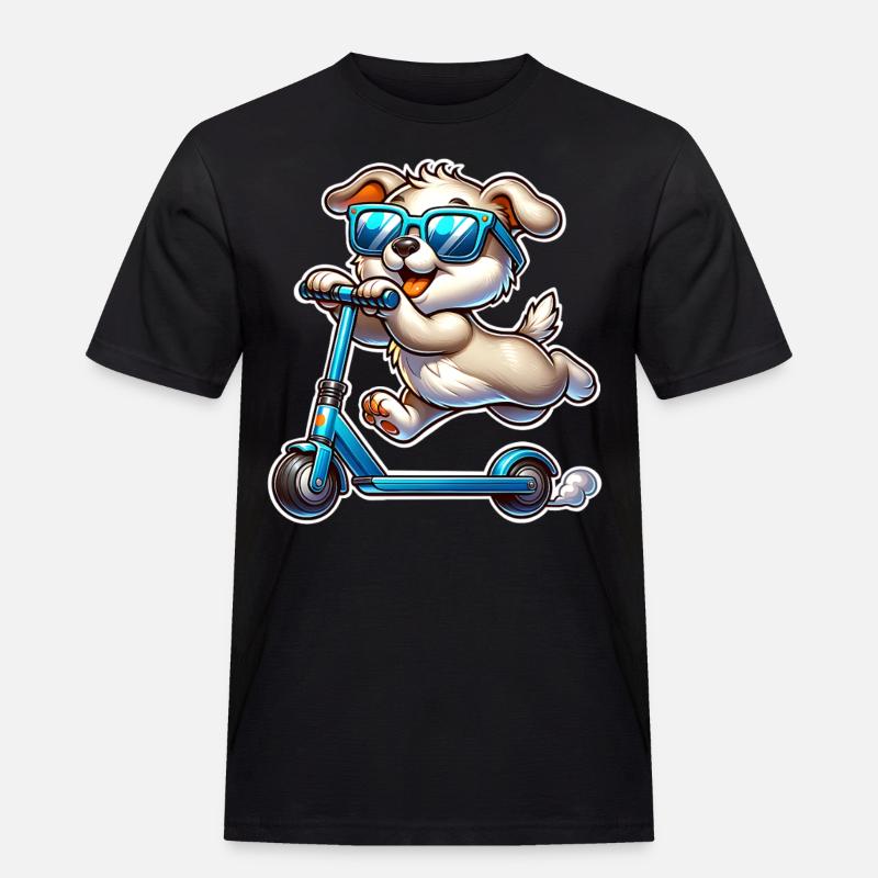 Kick Scooters E-Scooters E-Scooters - Men's Workwear T-Shirt - black