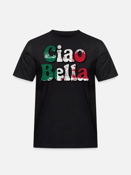 Ciao Bella - Men's Workwear T-Shirt - black