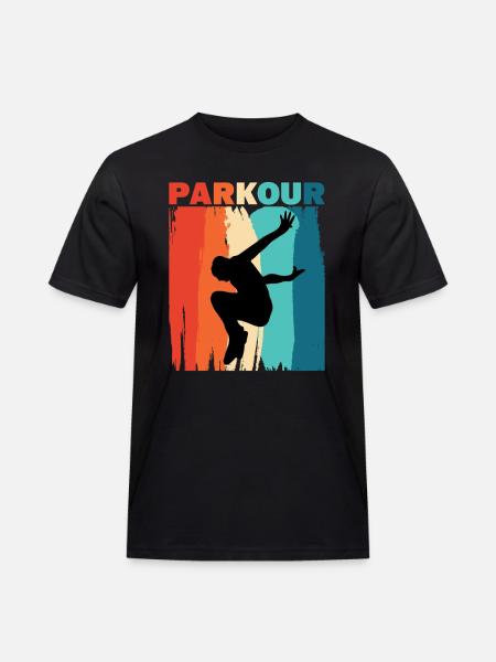 Parkour - Men's Workwear T-Shirt - black