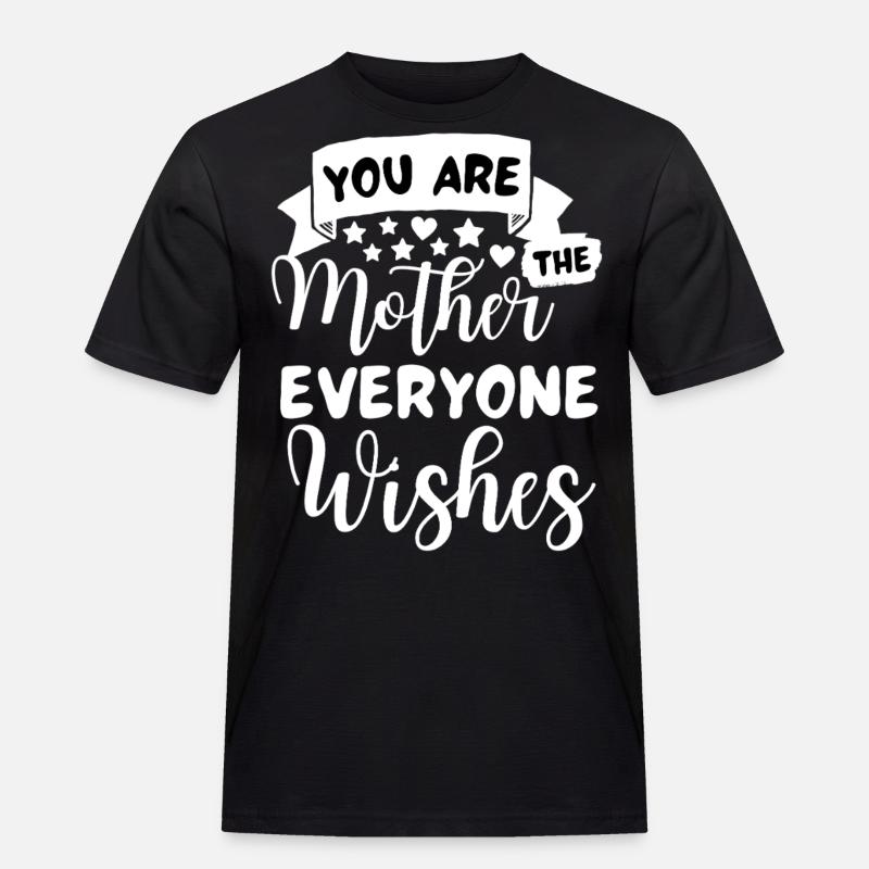 Beste Mama Spruch Mutter Sprüche - Männer Workwear T-Shirt - Schwarz