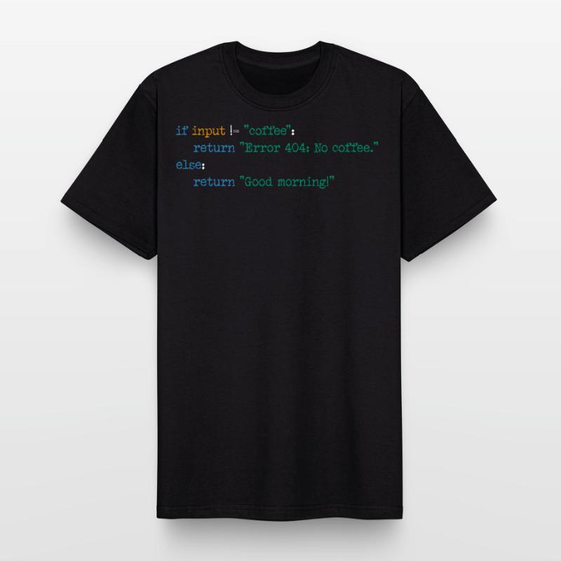 Kaffee Code Programmierer Informatik Geschenk Männer Workwear T-Shirt