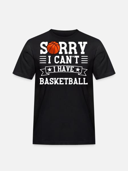 Sorry, I've got basketball - Men's Workwear T-Shirt - black