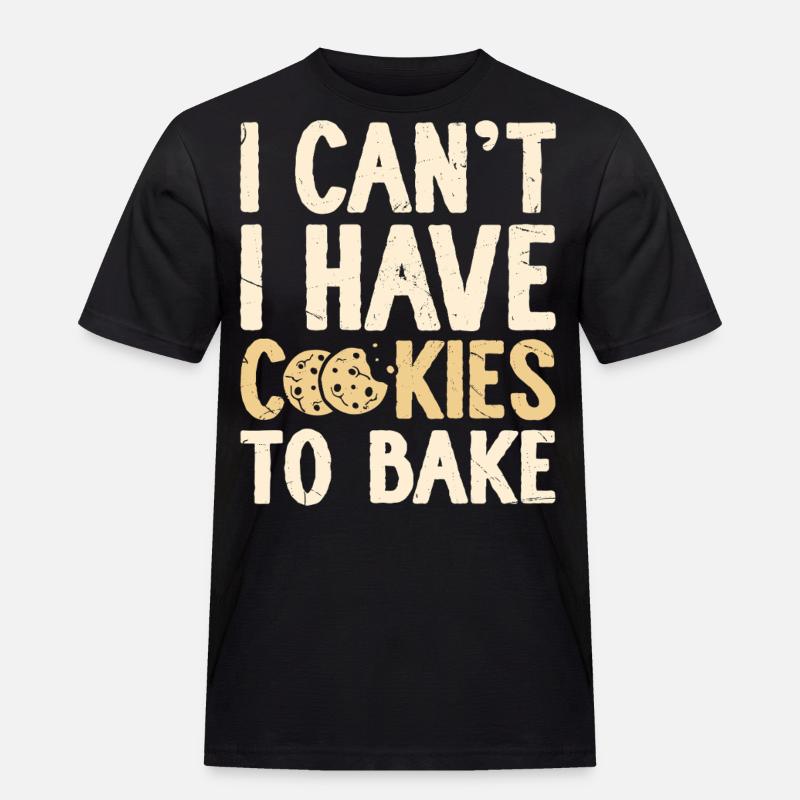 Backen Bäcker Bäckerei - Männer Workwear T-Shirt - Schwarz