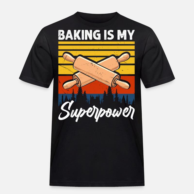 Baking Baker Bakery - Men's Workwear T-Shirt - black