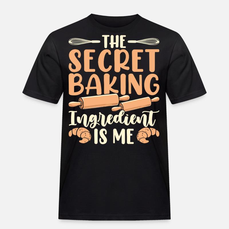 Backen Bäcker Bäckerei - Männer Workwear T-Shirt - Schwarz
