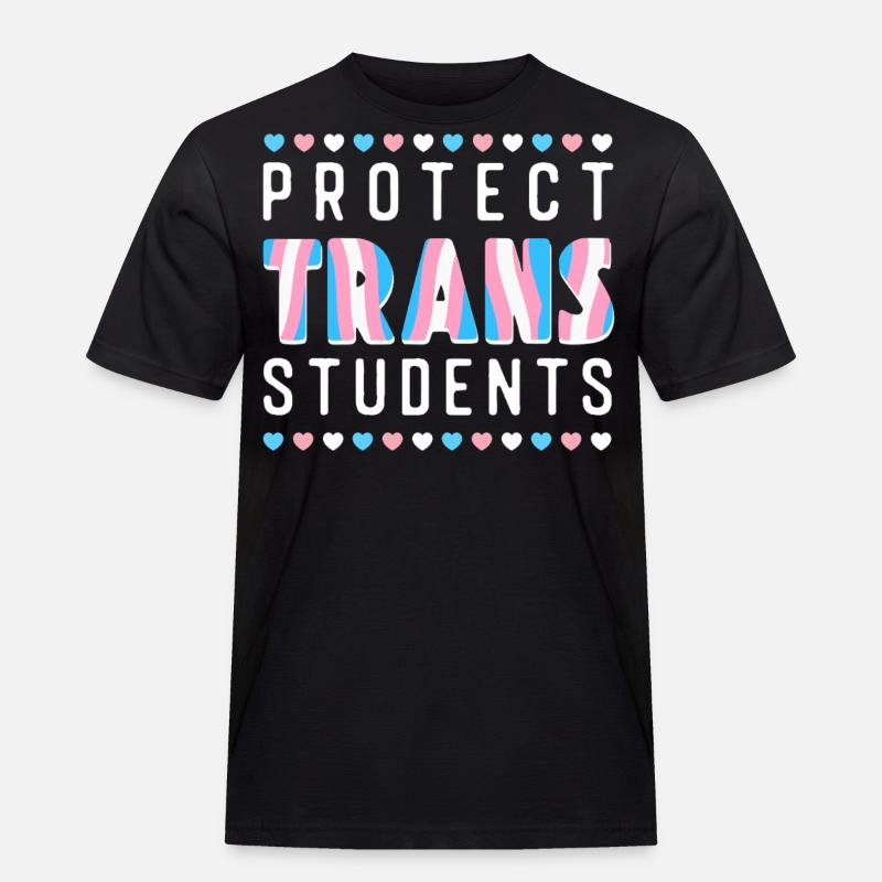 Transgender Trans LGBT Pride - Männer Workwear T-Shirt - Schwarz