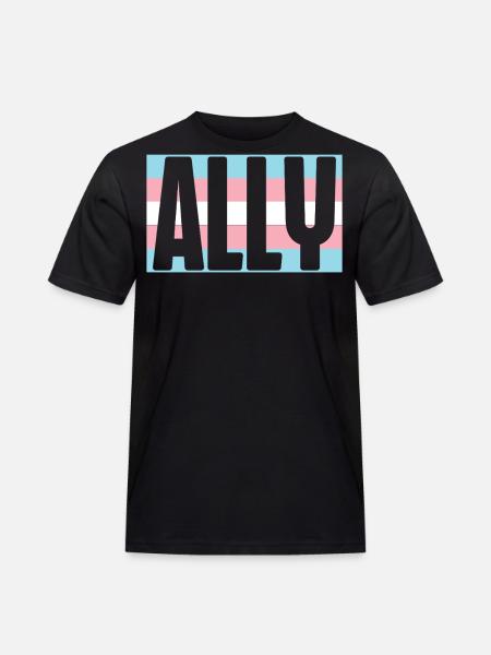 Transgender Trans LGBT Pride - Men's Workwear T-Shirt - black