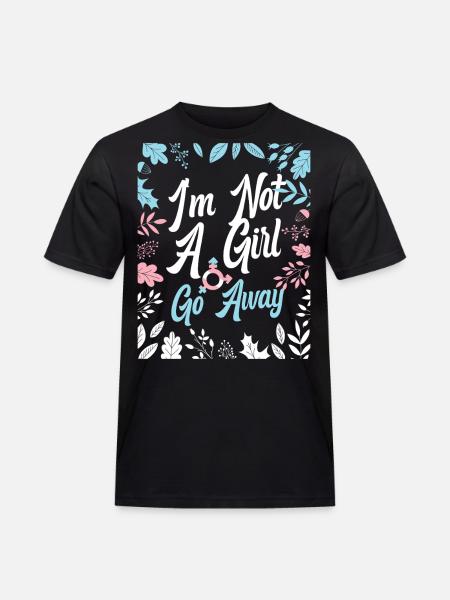 Transgender Trans LGBT Pride - Männer Workwear T-Shirt - Schwarz