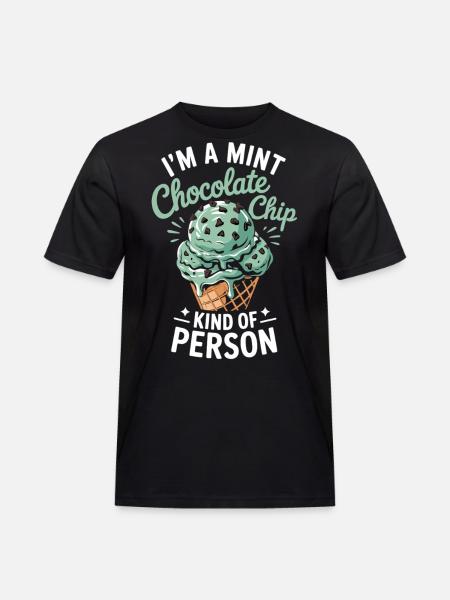 Mint Chocolate Cream Fan - Men's Workwear T-Shirt - black