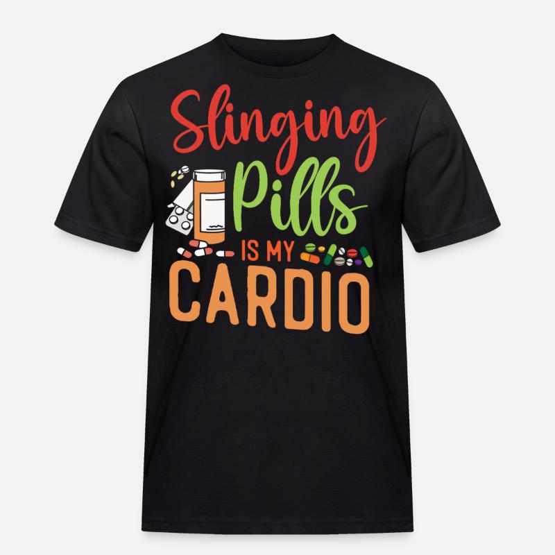 Pharmacy Tech Technician - Men's Workwear T-Shirt - black