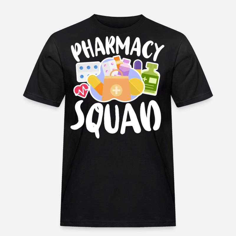 Pharmacy Tech Technician - Men's Workwear T-Shirt - black