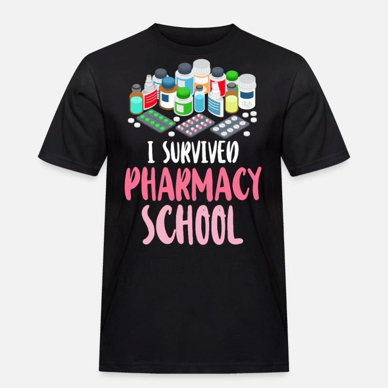 Pharmacy Tech Technician - Männer Workwear T-Shirt - Schwarz