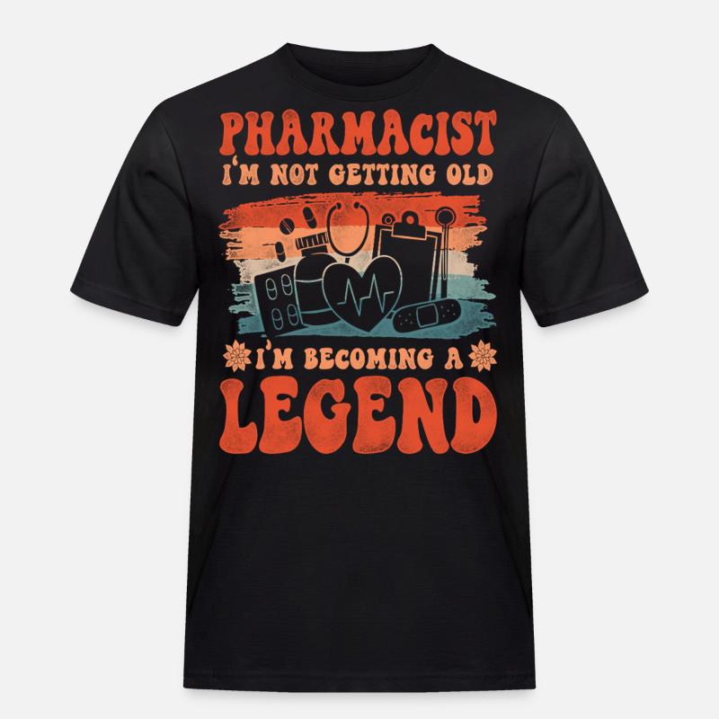 Pharmacy Tech Technician - Men's Workwear T-Shirt - black