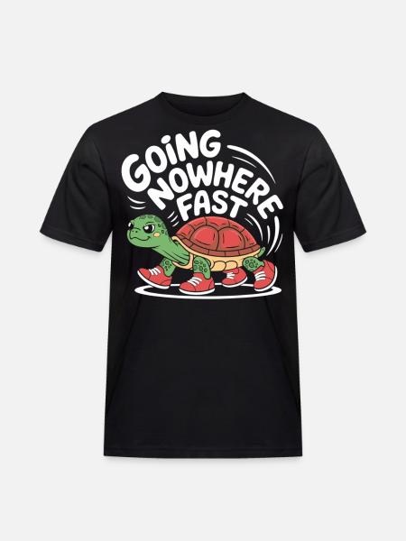 Turtle pace in style - Men's Workwear T-Shirt - black