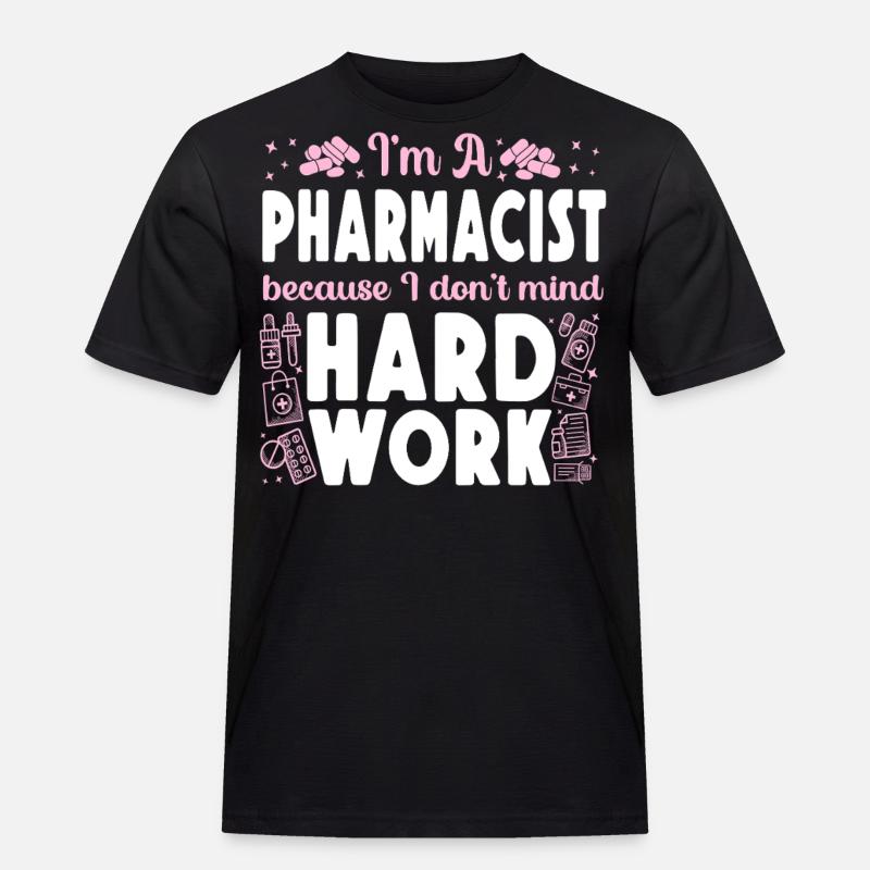 Pharmacy Tech Technician - Men's Workwear T-Shirt - black