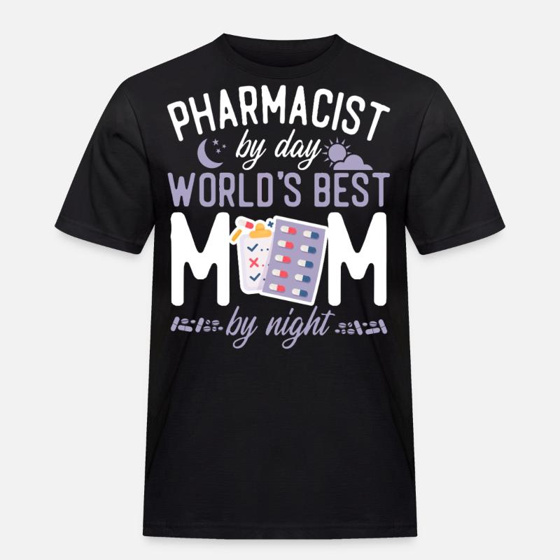 Pharmacy Tech Technician - Männer Workwear T-Shirt - Schwarz