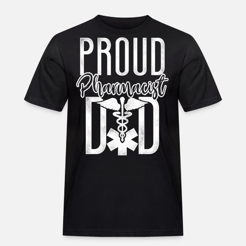 Pharmacy Tech Technician - Männer Workwear T-Shirt - Schwarz