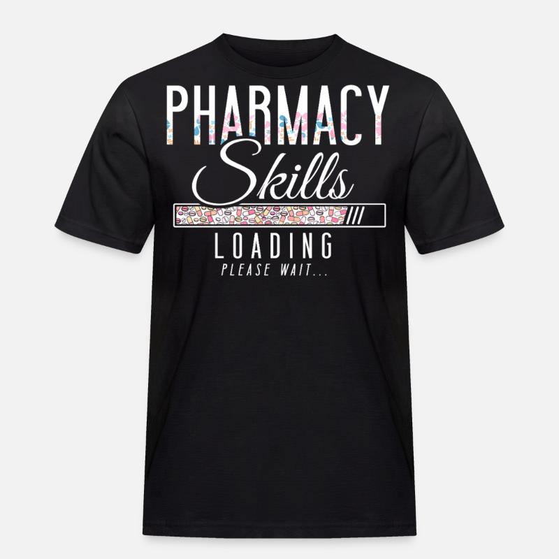 Pharmacy Tech Technician - Männer Workwear T-Shirt - Schwarz