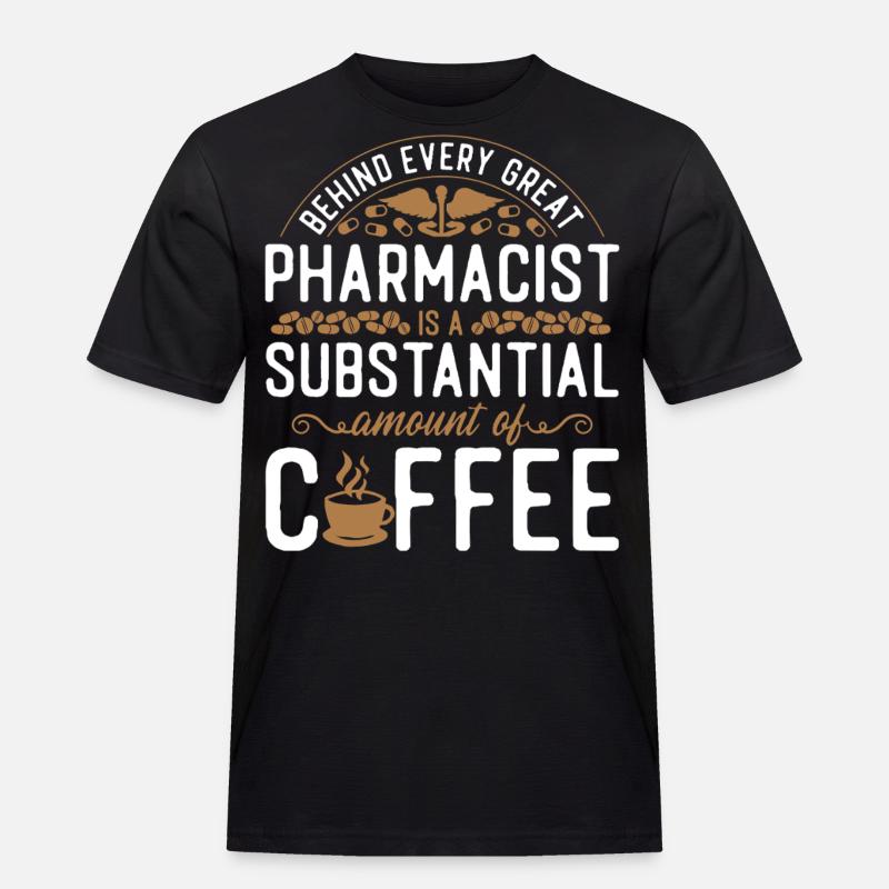 Pharmacy Tech Technician - Männer Workwear T-Shirt - Schwarz