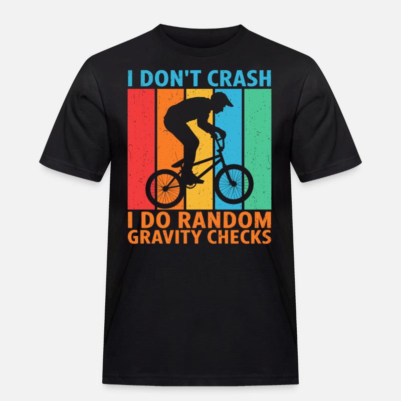Bmx - Männer Workwear T-Shirt - Schwarz